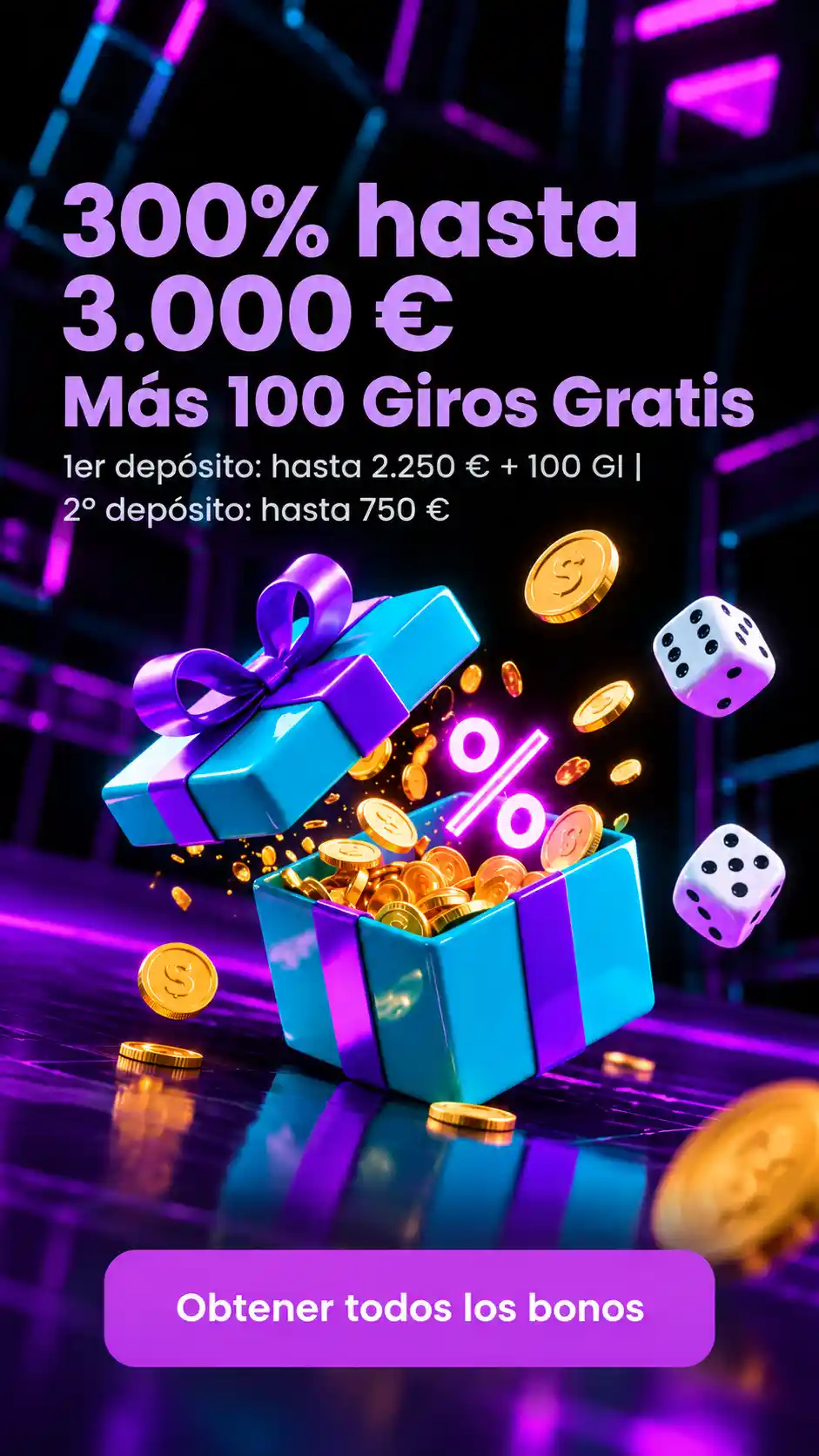 stepsino casino banner es móvil