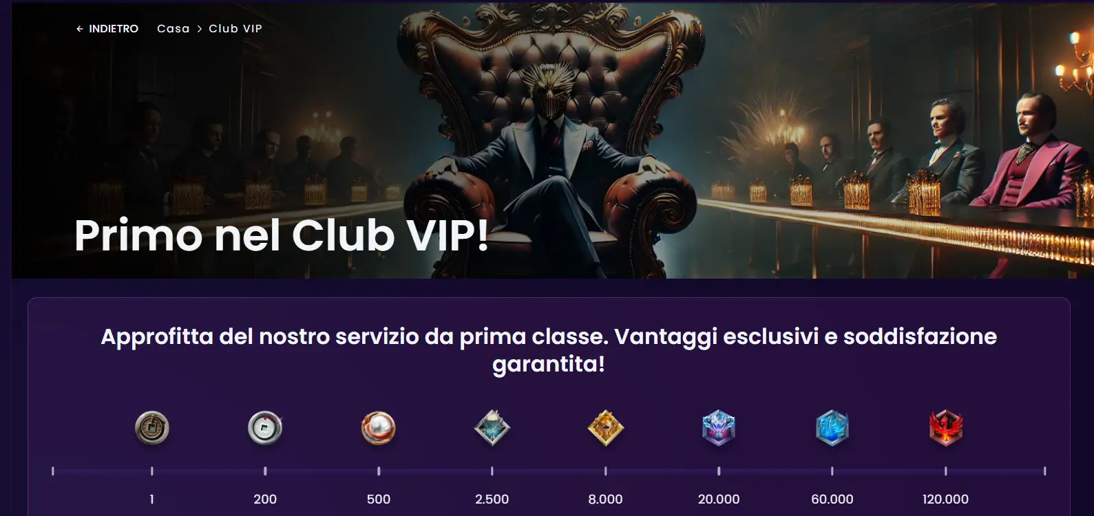 stepsino casino vip club
